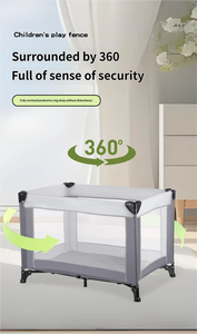 <span class=keywords><strong>Barrière</strong></span> de sécurité pour <span class=keywords><strong>enfant</strong></span> en coton et polyester écologiques, amovible, pour parc pour bébé et protection des tout-petits, noir/gris - Product Image 5