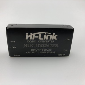 Catu daya DC/DC sirkuit terintegrasi 10W 12V 830mA modul konverter daya HLK-10D2412B tegangan <span class=keywords><strong>Input</strong></span> 18-36V - Product Image 5