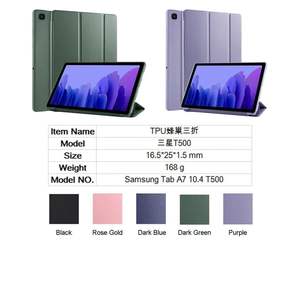 Custodia protettiva per Tablet in Silicone Tri-fold 10.4 in Silicone per Samsung per <span class=keywords><strong>Galaxy</strong></span> <span class=keywords><strong>Tab</strong></span> <span class=keywords><strong>A7</strong></span> - Product Image 5