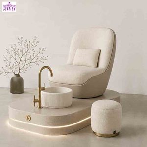 Fournitures professionnelles de pédicure, chaises de pédicure pour salon, équipement, station de manucure portable et bassin de pédicure de luxe - Product Image 6