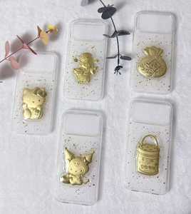 Coque de téléphone en feuille d'or époxy pour iPhone 17 Air, coque de téléphone Apple 16 15 Plus, coque de téléphone Lucky Cat 13 Pro Max, coque de téléphone - Product Image 6