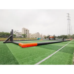 Terrain de football gonflable géant mobile de 40x30 mètres avec 2 pièces pour enfants et adultes du fabricant gonflable chinois