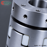 Acoplador de mandril para máquina herramienta, disco de contracción de acero, TPU blanco, sin holgura, excede el diafragma, para servomotor CNC, encoder de husillo de bolas