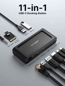 Station d'accueil noire JSAUX 11 en 1 pour console de jeu Steam Deck - Product Image 3