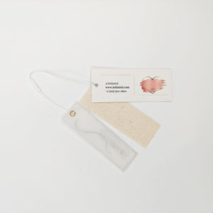 Etiquetas Colgantes/de Cartulina para Zapatos, Personalizadas con Logotipo, Impresas en Serigrafía sobre Tela de Lino y Algodón, Ecológicas, Diseño Gratuito, Papel Recubierto Cuadrado - Product Image 6