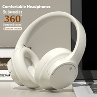 Headset nirkabel BT game musik, headphone TWS