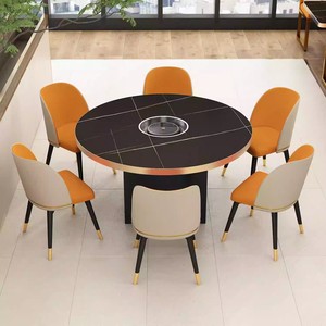 Phong cách thiêu kết đá nóng nồi bàn và ghế đặt cho nhà hàng - Product Image 1