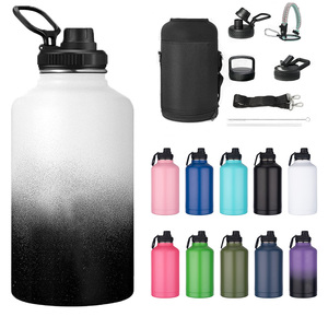 Oferta Especial: Termos de Acero Inoxidable de 64oz con Logotipo Personalizado, Termo al Vacío con Pajita para Deportes, Viajes y Uso Diario - Product Image 2