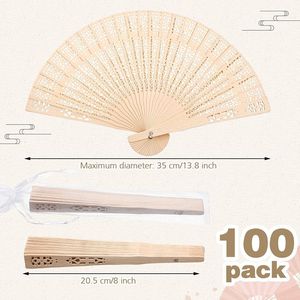Abanico de Mano de Madera Personalizado con Texto para Recuerdos de Boda, Regalos al por Mayor para Fiestas - Product Image 3