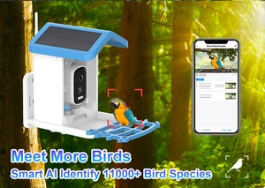 Mangeoire à oiseaux intelligente avec caméra en direct pour les amateurs d'oiseaux automatiquement chargée - Product Image 4