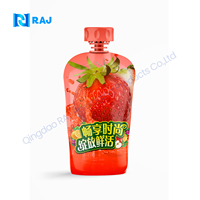 16 Oz 500Ml Food Grade Clear Drink Vloeibare Uitloop Zakje Vruchtensap Verpakking Tuit Zakje-Plastic-Voor-Sap