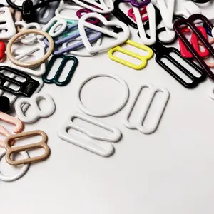Washable Metal Bra Accessories Colored Bra Adjuster Ring Adjustment Bra Hook Slider Wear Buckle