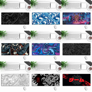 Grand tapis de souris de jeu XXL, clavier gamer sur la table, tapis de bureau rapide, anime 900x400 700X300, tapis de souris, tapis de souris japonais Dragon - Product Image 3