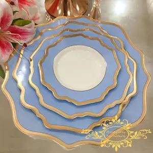 Ceramic Dinnerware Charger Plate Wedding pricking tools