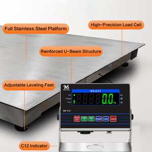 산업용 전자 지능형 가축 저울 울타리 돼지 소 무게 측정용 LCD/LED OEM/ODM 맞춤형 5000kg 용량 - Product Image 3