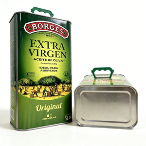 Lata Cuadrada <span class=keywords><strong>de</strong></span> 1L Personalizada al por Mayor con Tapa para Aceites <span class=keywords><strong>de</strong></span> Linaza, Coco y Soja - Contenedor <span class=keywords><strong>de</strong></span> Almacenamiento Vacío - Product Image 3