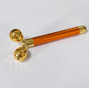 fashionable 3D Skincare beauty tools Golden Face Beauty Bar Electric <b>Roller</b> Facial Tightening And Lifting Massager - Product Image 5