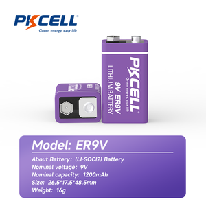 Batteries primaires Li-socl2 à haute densité d'énergie faible taux d'autodécharge <span class=keywords><strong>Er9v</strong></span> pour jouets appareils ménagers électronique grand public - Product Image 6