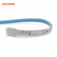 Bande LED PVC sans conducteur 220V 2835 240 LED/m 16W/m L13*H3.5mm 3000K Blanc Chaud IP65 pour Stades Sportifs et Éclairage Commercial