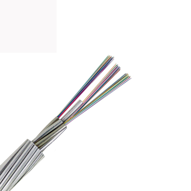 Overhead Line Fiber Optic Cable OPGW Cable G652 12 24 48 Core Fiber Optic Cable