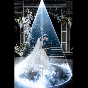 Equipo de boda de luz de rayo láser DMX a todo color RGB para iluminación de escenario de primer baile - Product Image 5