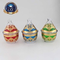 1 pièce Tajine en verre classique, modèle exclusif, capacité 300 ml, pour rangement de cuisine de luxe et cadeaux