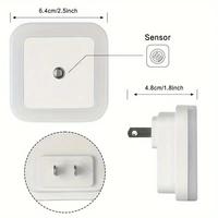 Lampe de nuit LED sans fil à capteur Mini EU US Plug Lamp pour chambre d'enfant Décoration de chambre à coucher Lumières Induction