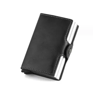 Custom Pu Leather Fashion Mobile Phone Back Wallet Card Holder for Phone Smartphones