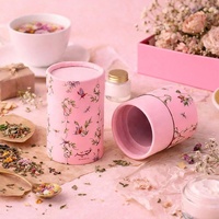 Emballage de tube cylindrique en papier cartonné écologique personnalisé pour les soins de la peau, sérum, parfum, tubes en papier pour cosmétiques