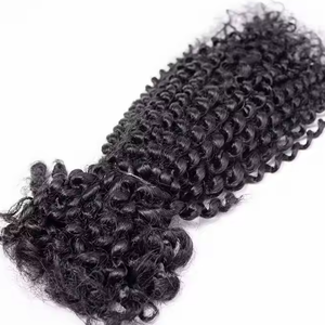 Venta al por mayor Afro Kinky Curly Hair Natural Black Hair Extensions Easy <span class=keywords><strong>para</strong></span> <span class=keywords><strong>hacer</strong></span> trenza - Product Image 1