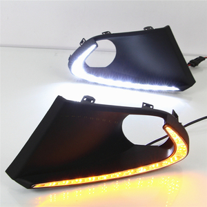 1 par LED DRL luces diurnas de niebla de la lámpara cubierta con amarillo luz del día para <span class=keywords><strong>Suzuki</strong></span> <span class=keywords><strong>Baleno</strong></span> 2016, 2017, <span class=keywords><strong>2018</strong></span>, 2019 - Product Image 4
