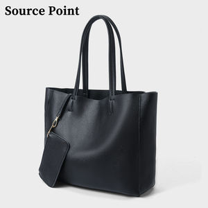 Borsa Tote classica <span class=keywords><strong>da</strong></span> donna in vera pelle con ciondolo nero borse <span class=keywords><strong>da</strong></span> <span class=keywords><strong>sera</strong></span> borsa a secchiello - Product Image 1