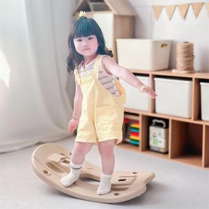 Nuevo modelo 4 en 1 juguete de plástico para niños balancín caballo equilibrio trampolín tobogán multifunción - Product Image 6