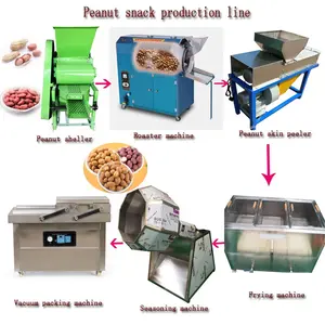 Automatic Fried flour coating peanut production line