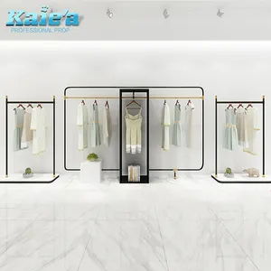 Metal Hanging Clothes Display <strong>Stands</strong> Men's Garment <strong>Rack</strong> <strong>Cloth</strong> Hanger <strong>Stand</strong> - Product Image 5