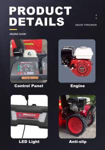 Spazzaneve a Benzina Semovente <span class=keywords><strong>da</strong></span> 24 Pollici con Motore <span class=keywords><strong>Honda</strong></span>, Macchina Spazzaneve in Vendita - Product Image 5