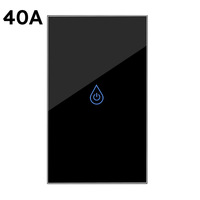 Interrupteur intelligent Tuya 40A pour chauffe-eau, contrôleur WiFi pour climatiseur, commande à distance par application, fonctionne avec Alexa, Alice, Google Home