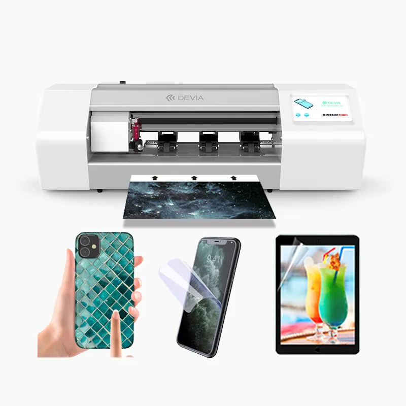 Devia cutter cutting machine for making mobile phones tpu laminating touch guard screen protector