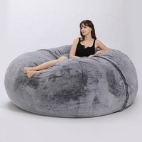 Wohnzimmer Sofas Schwamm komprimierten Schaum Sitzsack Stühle Riesen Sitzsack Wohn möbel Liege Schlafs ofa Bettdecke