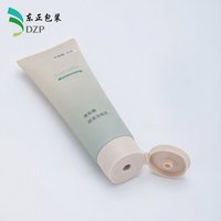 Tube cosmétique vide en PE de 40 mm avec bouchon à clapet, impression de logo personnalisée pour crème nettoyante, lavage du visage, vente en gros