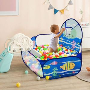 Piscine à balles pour tout-petits personnalisée en usine, parc de jeu pour bébés avec panier de basket - Product Image 3