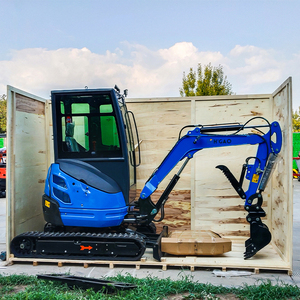 Miniexcavadora <span class=keywords><strong>de</strong></span> 2000 kg con Accesorios, Pequeña Excavadora Tipo Caterpillar con Hoja <span class=keywords><strong>de</strong></span> Bulldozer, Equipada con Motor Kubota - Product Image 4