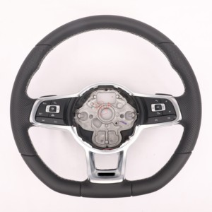 Volante Deportivo Personalizado en Forma de D de Fibra de Carbono para Volkswagen <span class=keywords><strong>Golf</strong></span> 7 GTI <span class=keywords><strong>R</strong></span>-<span class=keywords><strong>Line</strong></span> - Product Image 4