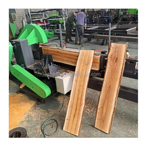 Scie à ruban horizontale professionnelle à moteur pour le travail du bois, machine de découpe de billes de bois à longue autonomie - Product Image 5