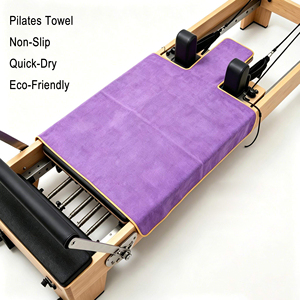 Toalla de yoga ecológica y antideslizante para Reformer de Pilates, colchón de gamuza para cama de Pilates, tapete de yoga para el hogar, estudio de Pilates y fitness. - Product Image 1