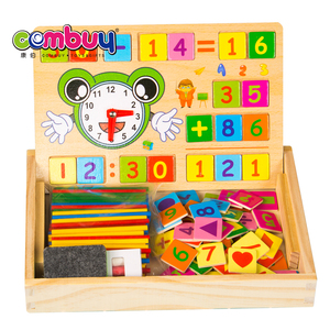<span class=keywords><strong>Abaque</strong></span> d'écriture multifonction, 7 pièces, jeu en bois, mathématiques - Product Image 6