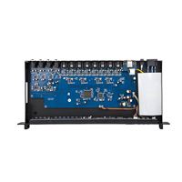LA-408 Profesyonel 4 Giriş 8 Çıkış Stereo DriveRack Sahne Ekolayzırı XLR/Kablolu Bağlantı LED Aydınlatmalı Metal Taşınabilir Ses Sistemi