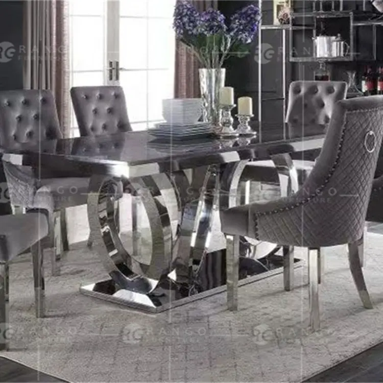 Grey Velvet Kruk Voor Kaptafel Grijs Tafel En Stoelen Marmeren Eettafel Set