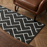 Tapis de porte jacquard antidérapant toutes saisons, facile à nettoyer, lavable, pour intérieur et extérieur