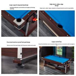 <span class=keywords><strong>Table</strong></span> de billard multifonctionnelle de 7 pieds, 4 en 1, <span class=keywords><strong>convertible</strong></span> en <span class=keywords><strong>snooker</strong></span> et en ping-pong pour la maison - Product Image 3